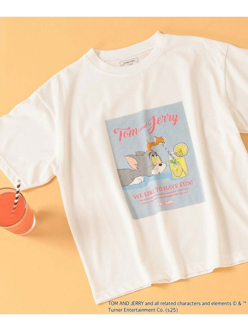 【予約商品について】 ※「先行予約販売中」「予約販売中」をご注文の際は予約商品についてをご確認ください。■重要なお知らせ※ 当店では、ギフト配送サービス及びラッピングサービスを行っておりません。ラッピング・ギフト配送について同時に複数の商品を注文された場合メーカー希望小売価格について置き配についてご利用ガイドGLOBAL WORK（グローバルワーク）ヘビロッTEE/TOM and JERRY/キッズ/576597大人気ヘビロッTEEシリーズ&nbsp;・デザイン子供から大人まで大人気のTOM and JERRYとのコラボ商品。スイーツやレモンソーダ、カフェを連想させるようなかわいいアート、アニメの一コマを切り取ったフィルムアートなど、バリエーション豊富にそろえています。サラサラとした素材で着心地もよく、ゆったりとしたシルエットです。100-120cm展開もございますので、兄弟や親子でリンクコーデも楽しめます。・おすすめスタイリング兄弟や親子でおそろいのリンクコーデが楽しめる展開サイズです。カジュアルに着こなすことができ、日常のお出かけにぴったりです。型番：576597-05-13 PT7702【採寸】130cm(13)着丈51 肩幅44 胸囲88 袖丈15.5 天幅(外)17140cm(14)着丈55 肩幅46.5 胸囲93 袖丈17 天幅(外)17.5150cm(50)着丈59 肩幅48 胸囲98 袖丈18.5 天幅(外)18160cm(60)着丈63 肩幅50 胸囲102 袖丈20 天幅(外)18.5商品のサイズについて【商品詳細】素材：身生地:綿66% ポリエステル34%リブ部分:綿95% ポリウレタン5%サイズ：130cm、140cm、150cm、160cm※画面上と実物では多少色具合が異なって見える場合もございます。ご了承ください。商品のカラーについてこの商品はセール商品のため返品・交換対象外です詳細はこちら >>