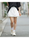【SALE/40%OFF】バルーンキュロット/AND YUA ANY/147453 GLOBAL WORK グローバルワーク パンツ キュロット ホワイト ブラ...