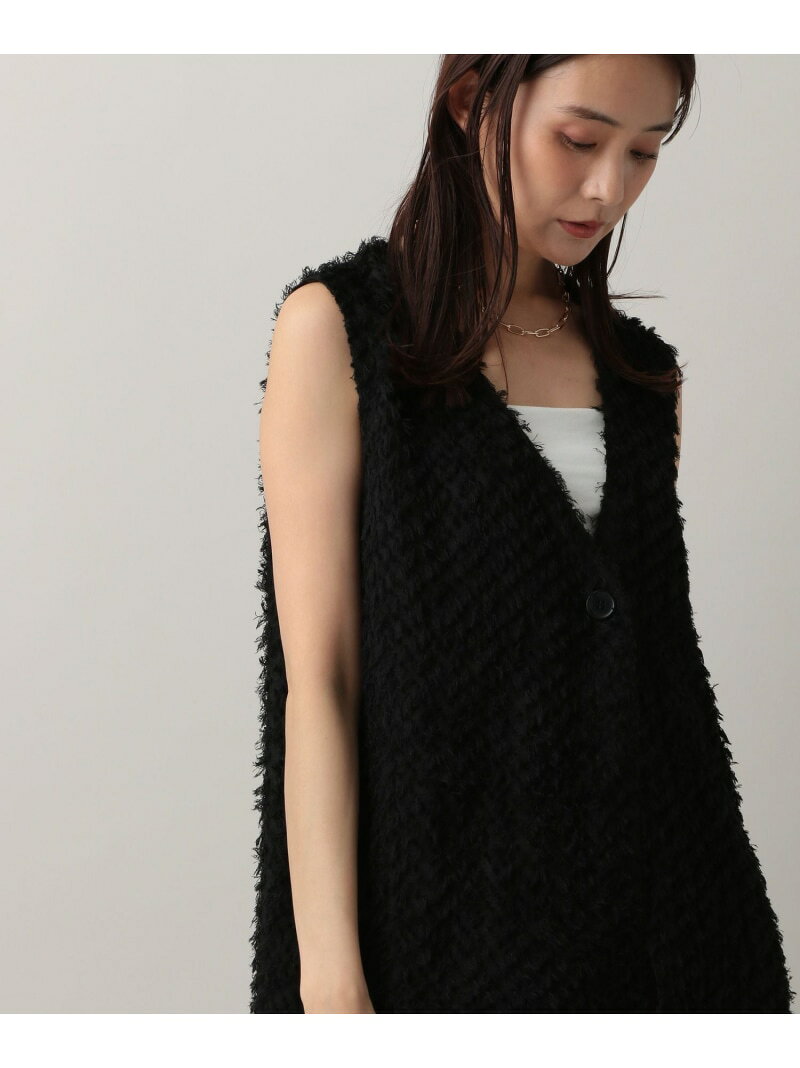 MATINEE LINE/フリンジベスト/583801 GLOBAL WORK グローバルワーク トップス ベスト・ジレ ブラック ブラウン【送料無料】[Rakuten Fashion] globalwork-10021537 GLOBAL WORK/グローバルワーク パッケージ画像