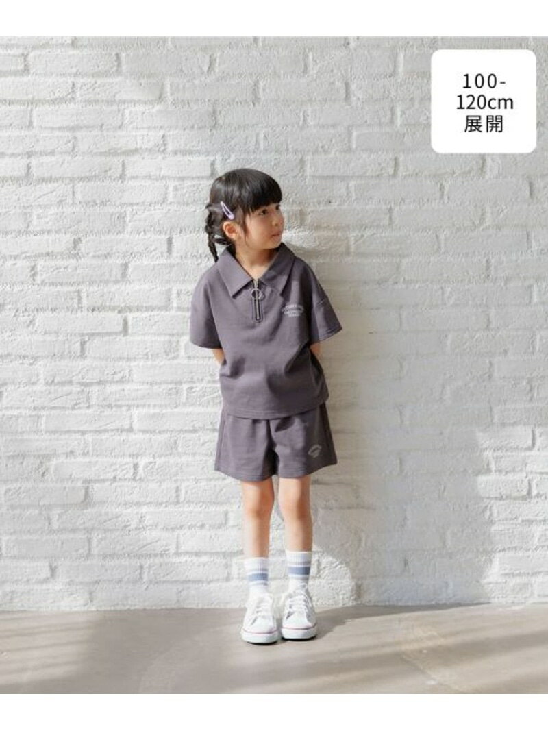 T-Shirts （Long-Sleeved） - 【SALE／40%OFF】ハーフZIPセットアップ/100-120cm展開/326106 GLOBAL WORK グローバルワーク トップス カットソー・Tシャツ グレー【RBA_E】[Rakuten Fashion]