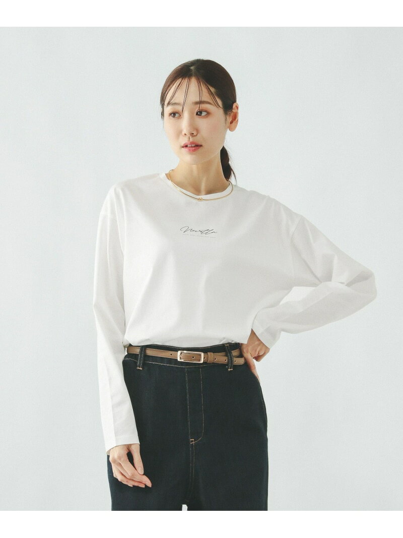 リッチクリーンプリントロンT/636710 GLOBAL WORK グローバルワーク トップス カットソー・Tシャツ ホワイト ブラック【送料無料】[Rakuten Fashion] globalwork-10022792 GLOBAL WORK/グローバルワーク サンプル画像2