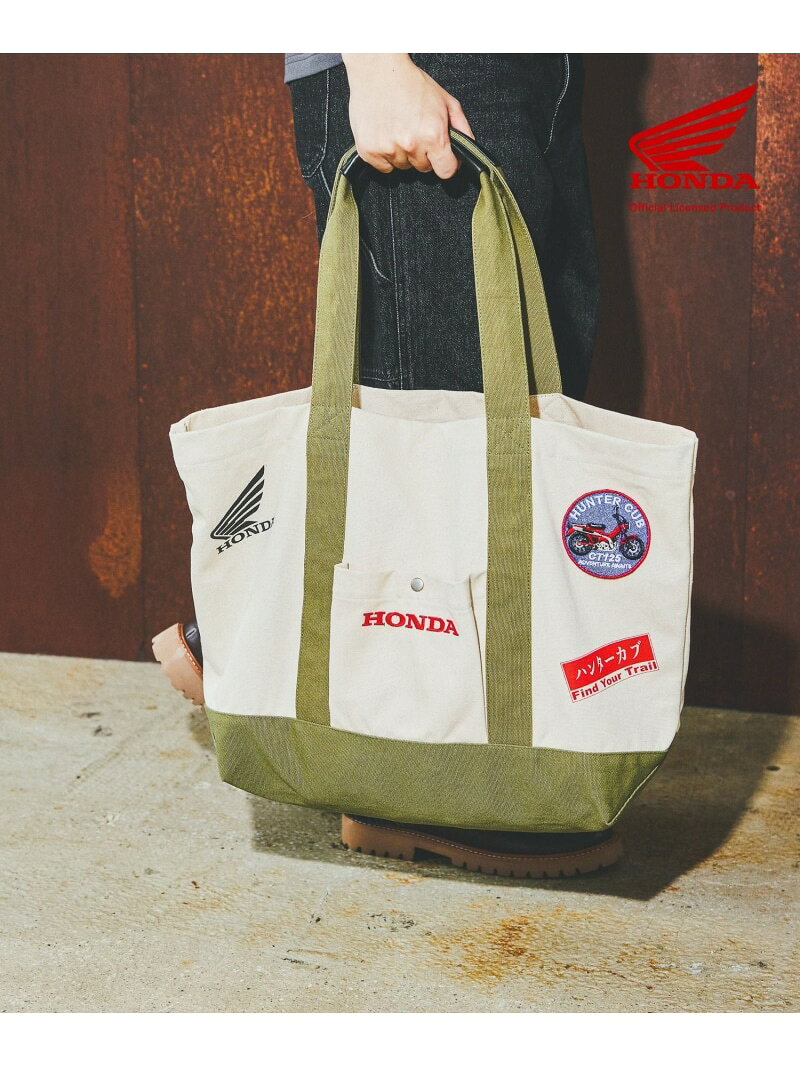【Honda】キャンバストート/1063937 GLOBAL WORK グローバルワーク バッグ トートバッグ ホワイト【送料無料】[Rakuten Fashion] globalwork-10024323 GLOBAL WORK/グローバルワーク サンプル画像2