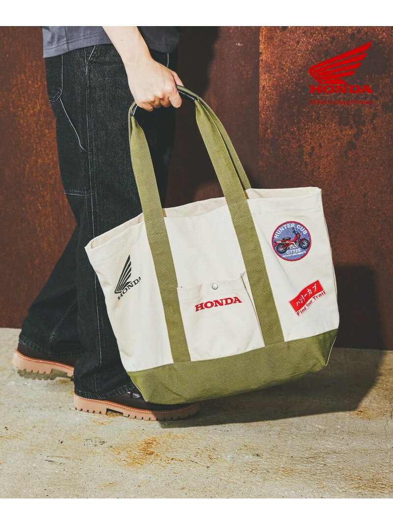 【Honda】キャンバストート/1063937 GLOBAL WORK グローバルワーク バッグ トートバッグ ホワイト【送料無料】[Rakuten Fashion] globalwork-10024323 GLOBAL WORK/グローバルワーク サンプル画像3