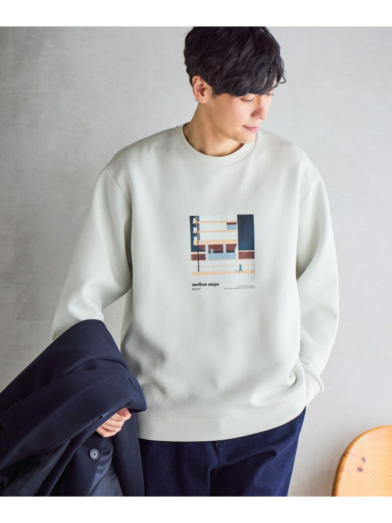 ライトクッションクルーネック/ロゴ/580440 GLOBAL WORK グローバルワーク トップス スウェット・トレ..