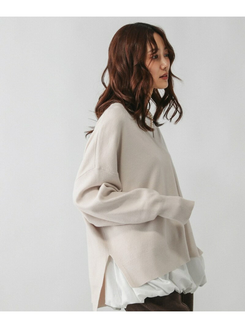 【SALE／60%OFF】メルティリブVネックプルオーバー/579519 GLOBAL WORK グローバルワーク トップス ニット ネイビー レッド ブルー ブラウン【RBA_E】[Rakuten Fashion] globalwork-10022242 GLOBAL WORK/グローバルワーク サンプル画像2