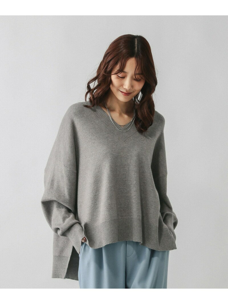 【SALE／60%OFF】メルティリブVネックプルオーバー/579519 GLOBAL WORK グローバルワーク トップス ニット ネイビー レッド ブルー ブラウン【RBA_E】[Rakuten Fashion] globalwork-10022242 GLOBAL WORK/グローバルワーク サンプル画像3