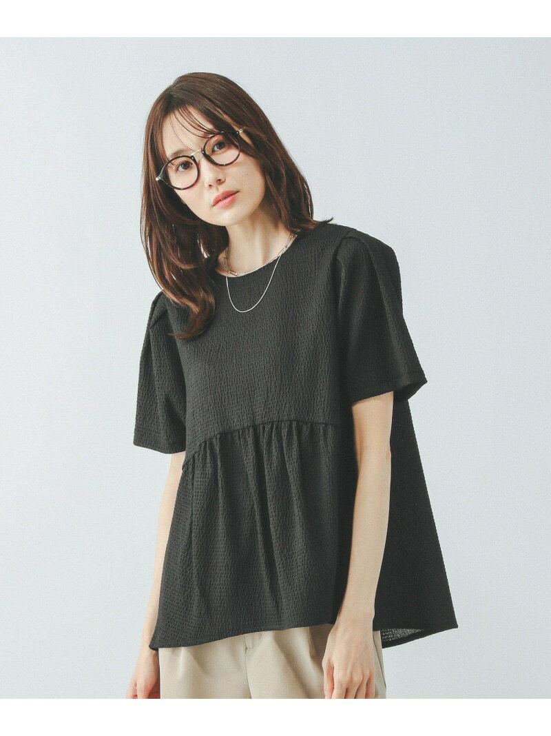 【SALE/30%OFF】ジャガードペプラムプ...の紹介画像3