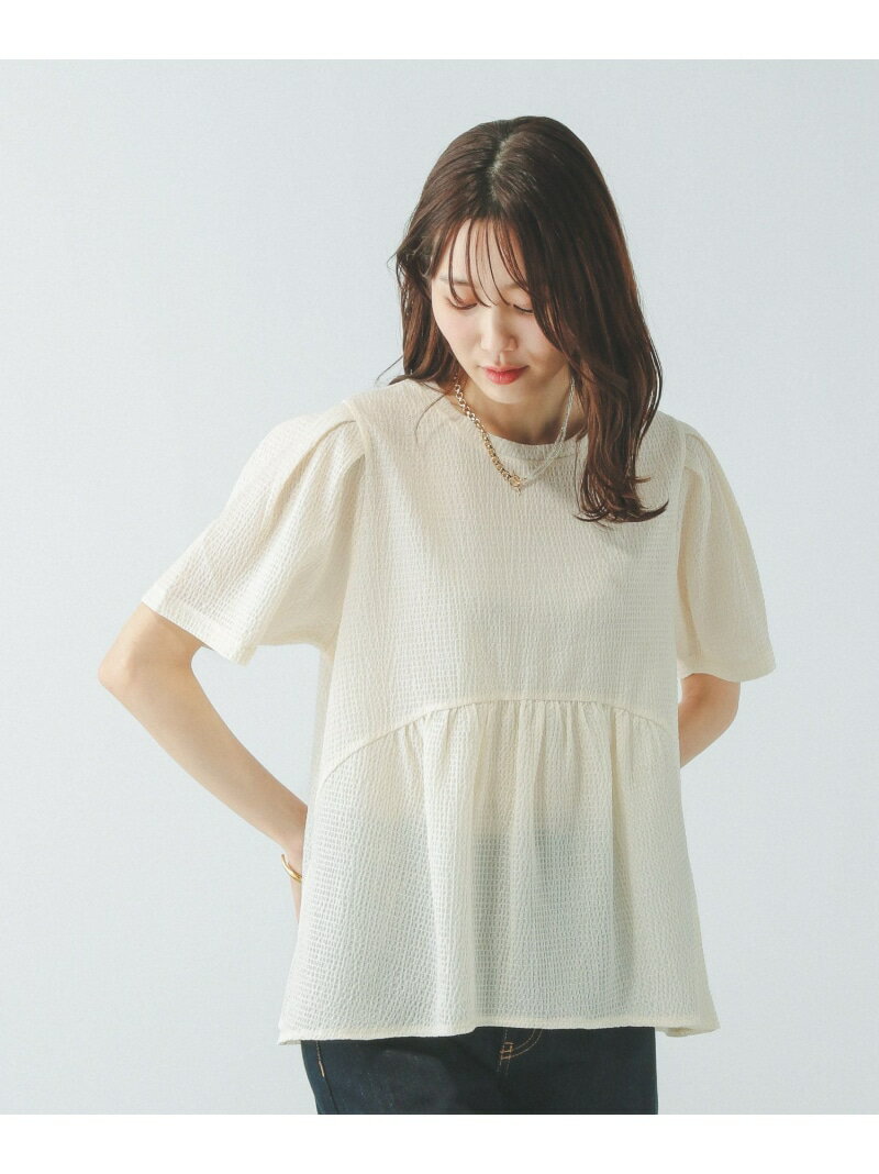 【SALE/30%OFF】ジャガードペプラムプ...の紹介画像2