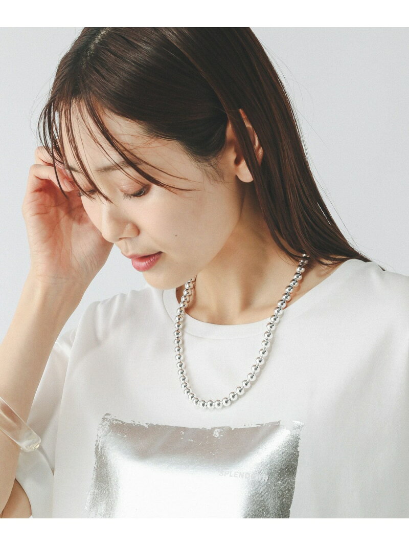 【SALE／20%OFF】真鍮ボールネックレス/459946 GLOBAL WORK グローバルワーク アクセサリー・腕時計 ネックレス シルバー ゴールド【RBA_E】[Rakuten Fashion] globalwork-10021164 GLOBAL WORK/グローバルワーク サンプル画像3