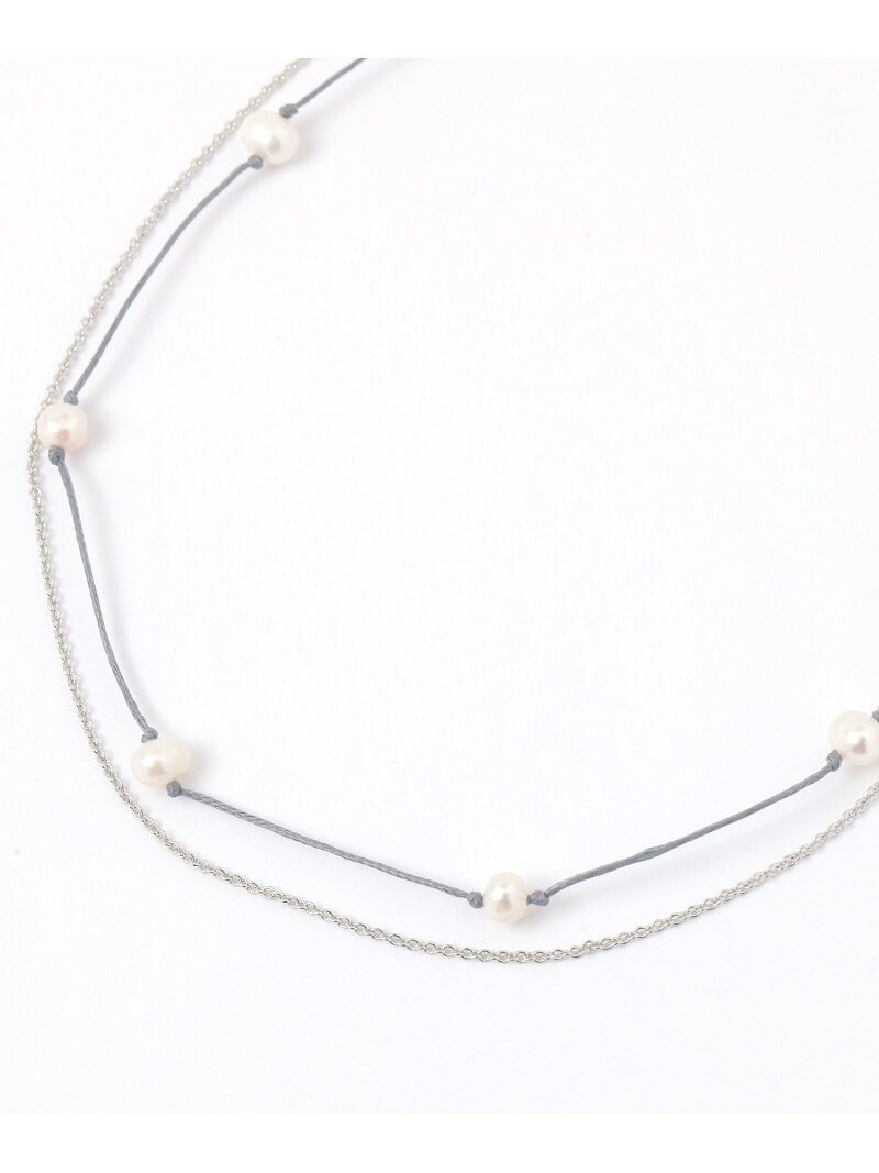 【SALE／40%OFF】紐淡水パール2連ネックレス/490060 GLOBAL WORK グローバルワーク アクセサリー・腕時計 ネックレス ブラック グリーン ブルー オレンジ【RBA_E】[Rakuten Fashion] globalwork-10021158 GLOBAL WORK/グローバルワーク サンプル画像2