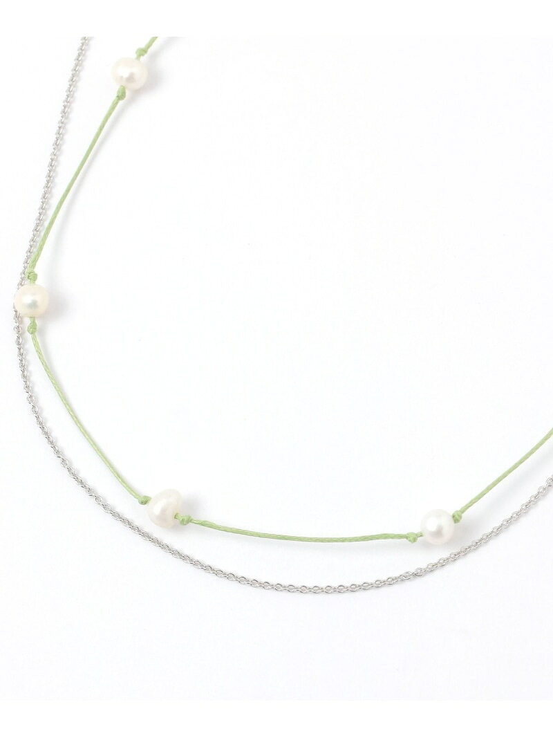 【SALE／40%OFF】紐淡水パール2連ネックレス/490060 GLOBAL WORK グローバルワーク アクセサリー・腕時計 ネックレス ブラック グリーン ブルー オレンジ【RBA_E】[Rakuten Fashion] globalwork-10021158 GLOBAL WORK/グローバルワーク サンプル画像3