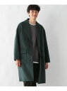 グローバルワーク コート メンズ 【SALE／50%OFF】(M)ウールリバーBIGチェスター GLOBAL WORK グローバルワーク ジャケット・アウター チェスターコート グリーン ブラウン ネイビー【RBA_E】【送料無料】[Rakuten Fashion]