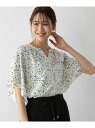 楽天GLOBAL WORK／グローバルワーク【SALE／30％OFF】（W）サラサラリラックスPRTBLSS GLOBAL WORK グローバルワーク トップス シャツ・ブラウス ホワイト ブラック グリーン ネイビー ベージュ【RBA_E】[Rakuten Fashion]