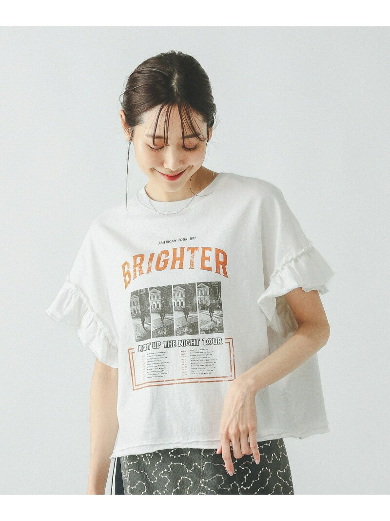 【SALE/20%OFF】ヘビロッTEEフリル...の紹介画像2
