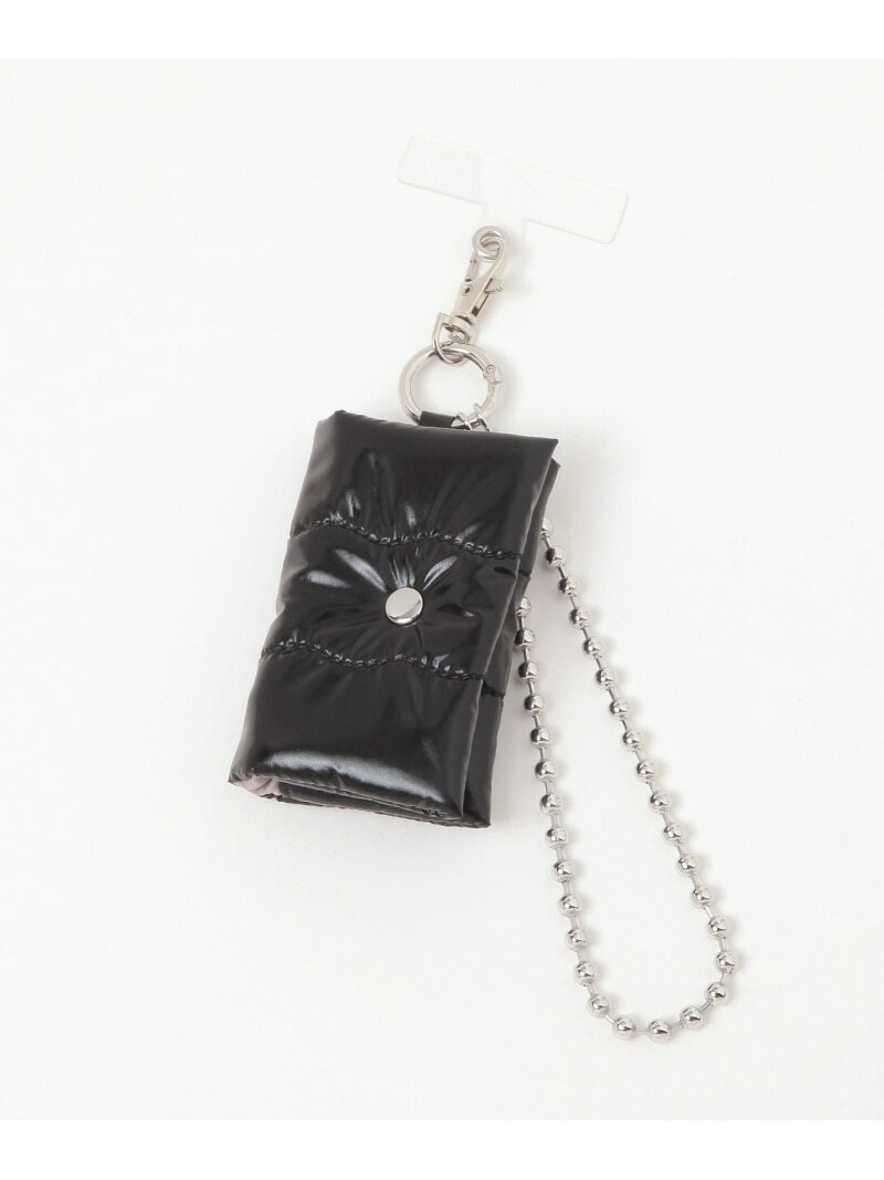 【SALE／20%OFF】パファーカードケースチャーム/491956 GLOBAL WORK グローバルワーク 財布・ポーチ・ケース コインケース・小銭入れ・札入れ ホワイト ブラック【RBA_E】[Rakuten Fashion] globalwork-10021167 GLOBAL WORK/グローバルワーク サンプル画像2