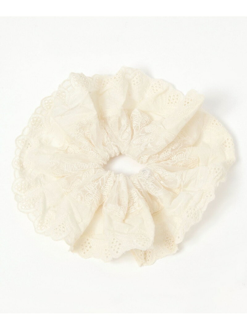 【SALE／40%OFF】BIGシシュウシュシュ/493525 GLOBAL WORK グローバルワーク ヘアアクセサリー ヘアゴム ブラウン ホワイト【RBA_E】[Rakuten Fashion] globalwork-10021184 GLOBAL WORK/グローバルワーク サンプル画像3