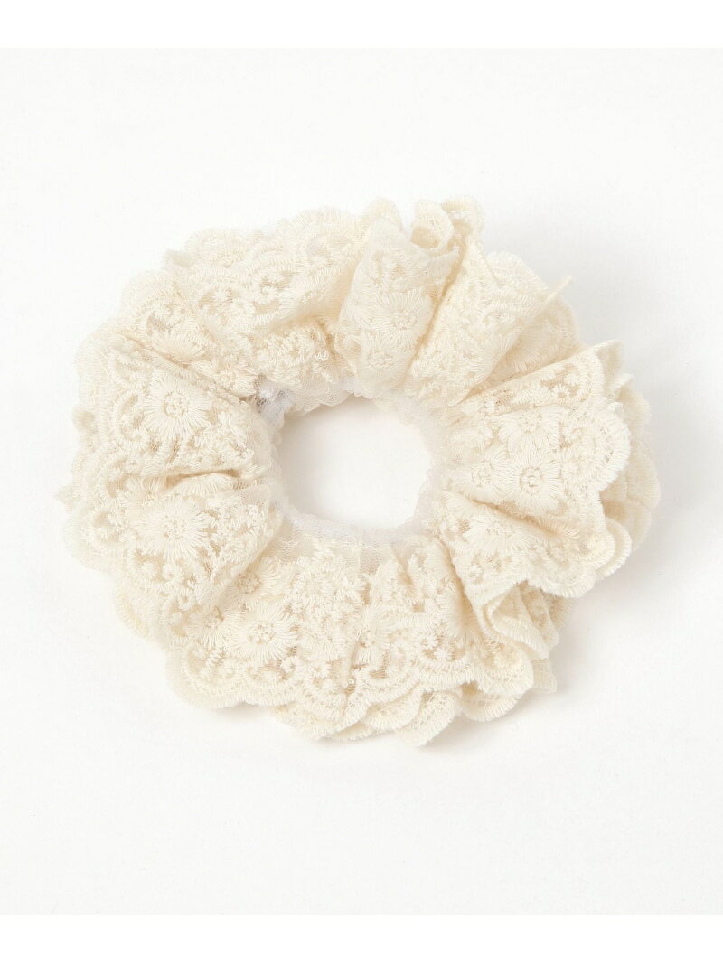 【SALE／50%OFF】刺繍シュシュ/493529 GLOBAL WORK グローバルワーク ヘアアクセサリー ヘアゴム ブラック ワインレッド ベージュ ブルー【RBA_E】[Rakuten Fashion] globalwork-10021177 GLOBAL WORK/グローバルワーク サンプル画像2