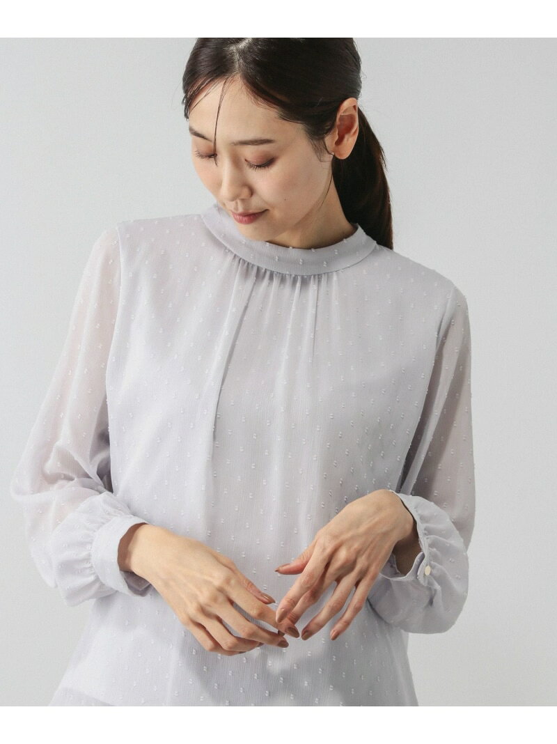 ドビー2WAYボウタイブラウス/591839 GLOBAL WORK グローバルワーク トップス シャツ・ブラウス ホワイト ブラック ピンク ブルー【送料無料】[Rakuten Fashion] globalwork-10022253 GLOBAL WORK/グローバルワーク サンプル画像3