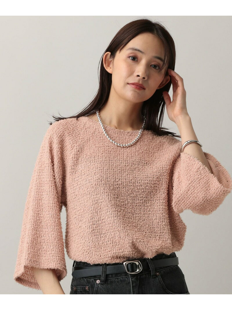 【SALE／50%OFF】MATINEE LINE/フラッフィフレアスリーブ5分袖プルオーバー/583878 GLOBAL WORK グローバルワーク トップス カットソー・Tシャツ ブラック ピンク ホワイト【RBA_E】[Rakuten Fashion] globalwork-10021542 GLOBAL WORK/グローバルワーク サンプル画像3