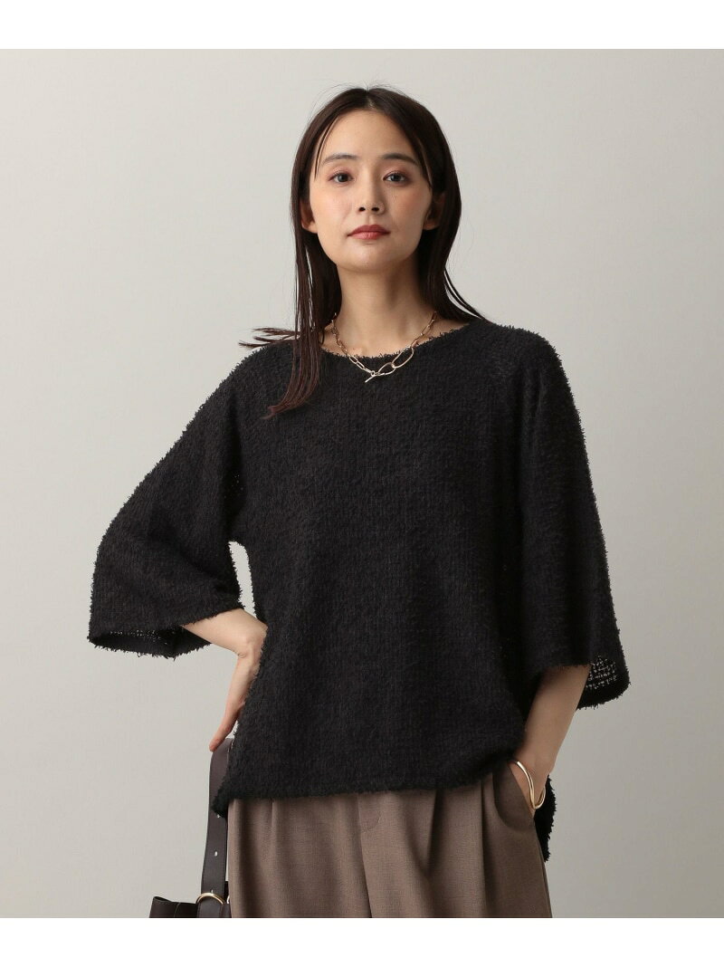 【SALE／50%OFF】MATINEE LINE/フラッフィフレアスリーブ5分袖プルオーバー/583878 GLOBAL WORK グローバルワーク トップス カットソー・Tシャツ ブラック ピンク ホワイト【RBA_E】[Rakuten Fashion] globalwork-10021542 GLOBAL WORK/グローバルワーク サンプル画像2
