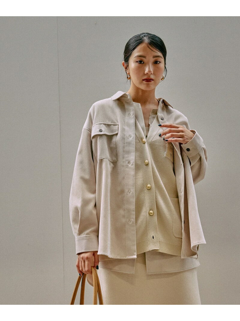 【SALE／40%OFF】イージーケアコーデュロイシャツ/499701 GLOBAL WORK グローバルワーク トップス シャツ・ブラウス ピンク パープル ブルー ブラウン ワインレッド ホワイト【RBA_E】[Rakuten Fashion] globalwork-10021450 GLOBAL WORK/グローバルワーク サンプル画像2