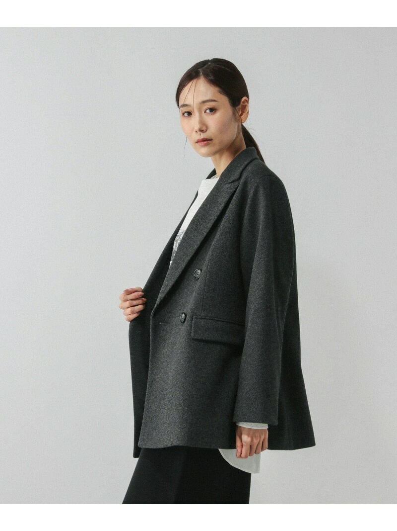 【SALE／43%OFF】ウールライクジャコット/603884 GLOBAL WORK グローバルワーク ジャケット・アウター チェスターコート ブラウン グレー ベージュ【RBA_E】【送料無料】[Rakuten Fashion] globalwork-10022260 GLOBAL WORK/グローバルワーク サンプル画像2