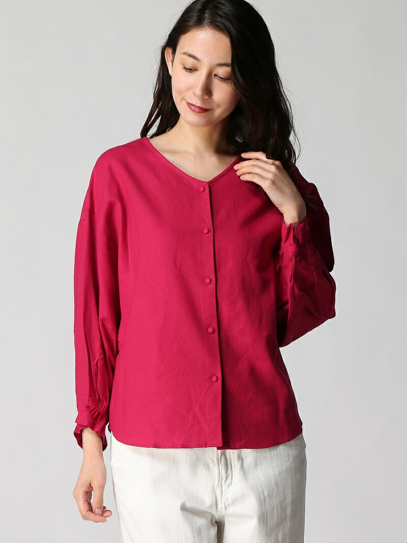 [Rakuten BRAND AVENUE](W)デイリーリネン3WAYBL グローバルワーク シャツ/ブラウス