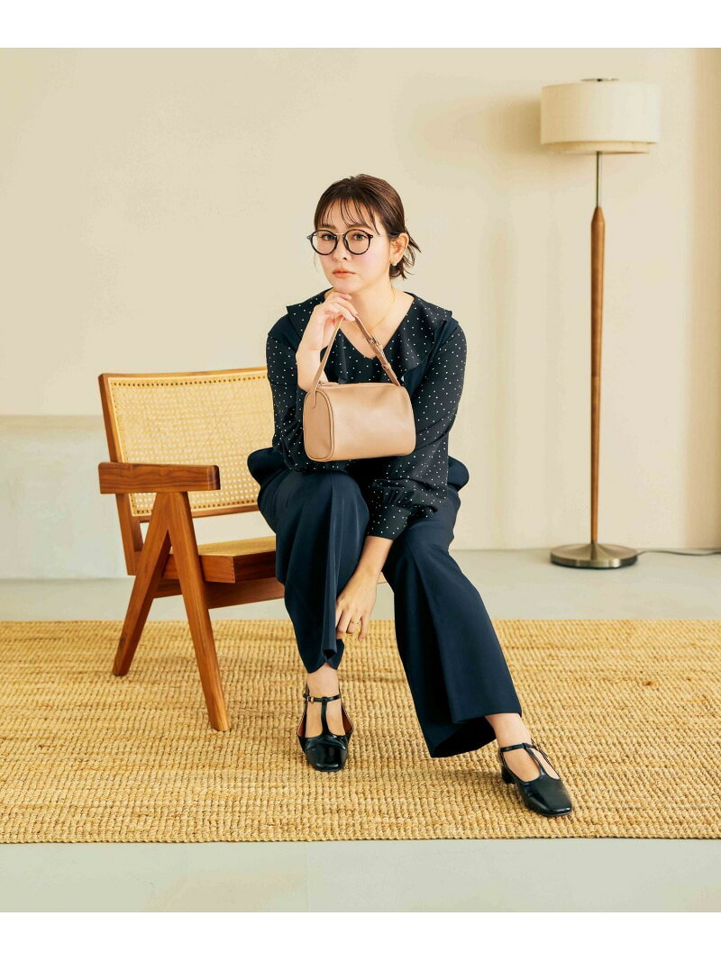 菅谷梨沙子さんコラボ/Tストラップパンプス/643219 GLOBAL WORK グローバルワーク シューズ・靴 パンプス ブラック【送料無料】[Rakuten Fashion] globalwork-10022873 GLOBAL WORK/グローバルワーク サンプル画像3