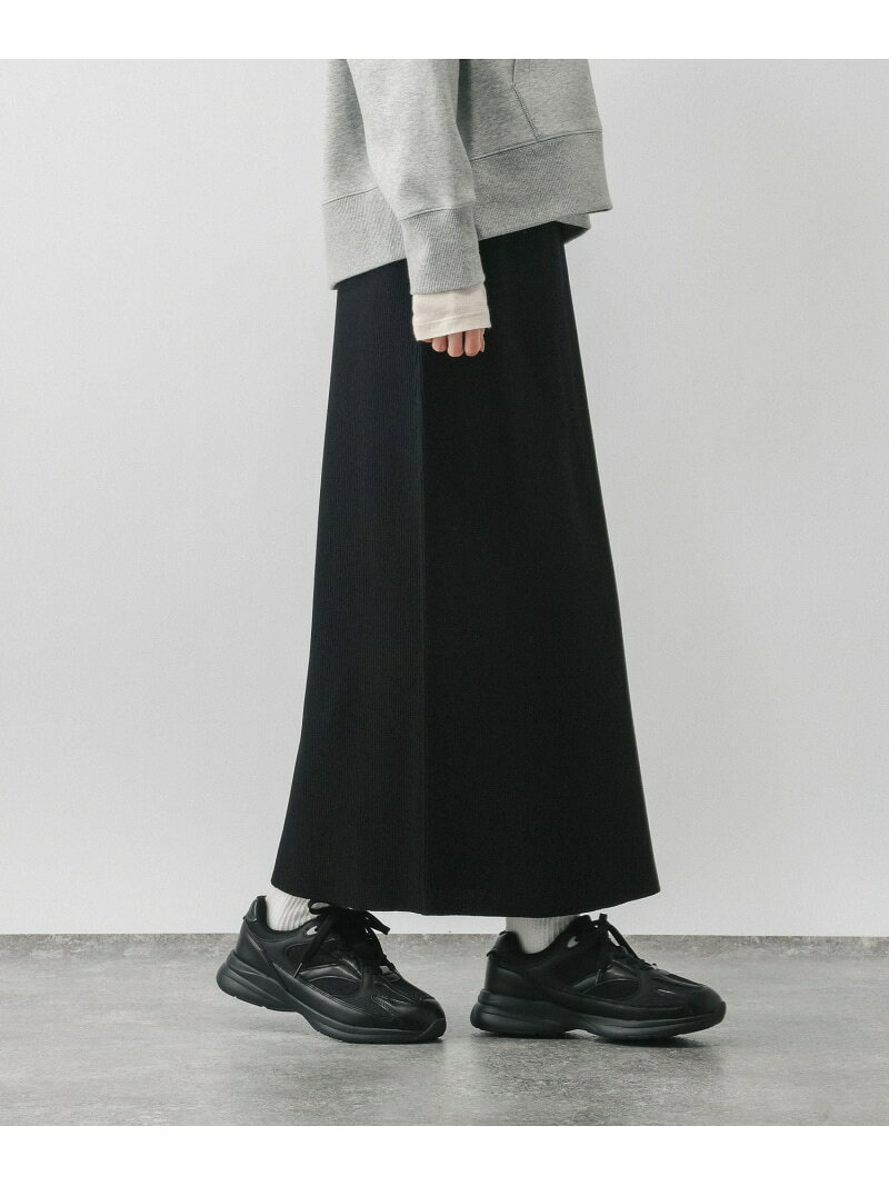 【SALE／60%OFF】ニットリブIラインスカート/632948 GLOBAL WORK グローバルワーク スカート ロング・マキシスカート ブラウン ブラック ホワイト【RBA_E】[Rakuten Fashion] globalwork-10022658 GLOBAL WORK/グローバルワーク サンプル画像2