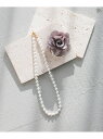 【SALE/30%OFF】シェルパール&コサージュ/250497 GLOBAL WORK グローバルワーク アクセサリー・腕時計 ネックレス ピンク グレー【R...