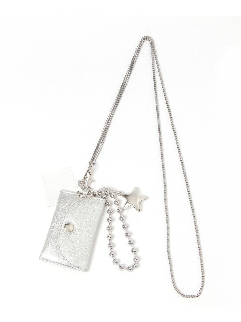 【SALE／20%OFF】ケース付きスマホショルダー/160628 GLOBAL WORK グローバルワーク 財布・ポーチ・ケース コインケース・小銭入れ・札入れ ブラック シルバー【RBA_E】[Rakuten Fashion] globalwork-10019953 GLOBAL WORK/グローバルワーク サンプル画像3