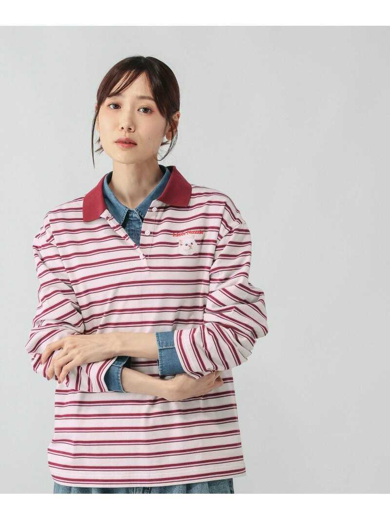 FF/ポロ長袖/1068088 GLOBAL WORK グローバルワーク トップス カットソー・Tシャツ グレー ホワイト ネイビー ブラウン【送料無料】[Rakuten Fashion] globalwork-10024376 GLOBAL WORK/グローバルワーク パッケージ画像