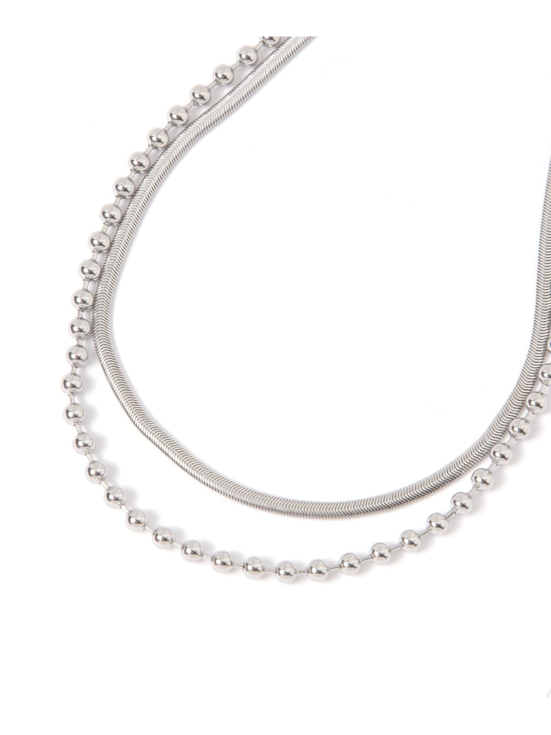 ステンレスキリカエロングチェーンネックレス/888995 GLOBAL WORK グローバルワーク アクセサリー・腕時計 ネックレス シルバー[Rakuten Fashion] globalwork-10024336 GLOBAL WORK/グローバルワーク パッケージ画像