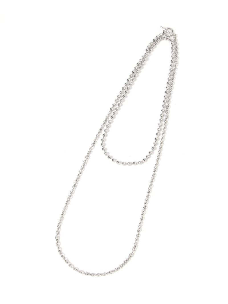 ステンレスキリカエロングチェーンネックレス/888995 GLOBAL WORK グローバルワーク アクセサリー・腕時計 ネックレス シルバー[Rakuten Fashion] globalwork-10024336 GLOBAL WORK/グローバルワーク サンプル画像3