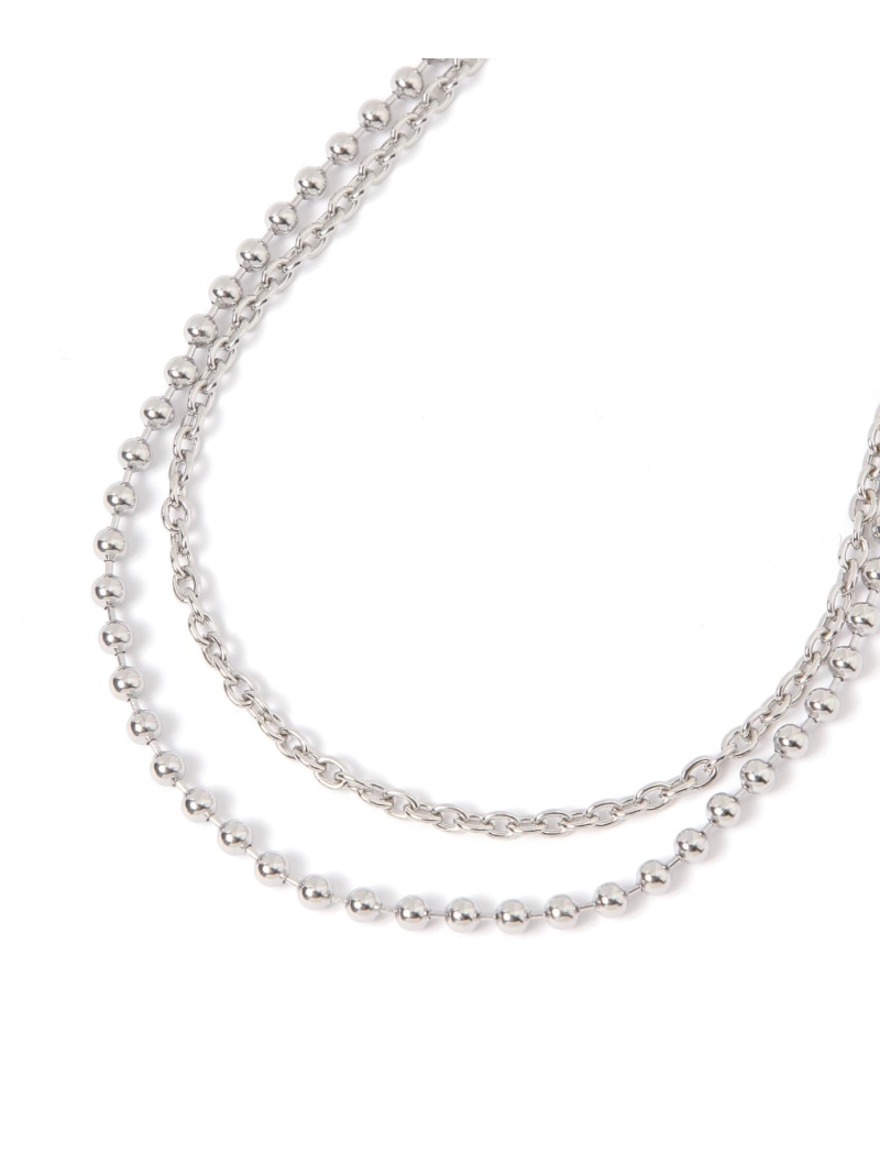ステンレスキリカエロングチェーンネックレス/888995 GLOBAL WORK グローバルワーク アクセサリー・腕時計 ネックレス シルバー[Rakuten Fashion] globalwork-10024336 GLOBAL WORK/グローバルワーク サンプル画像2