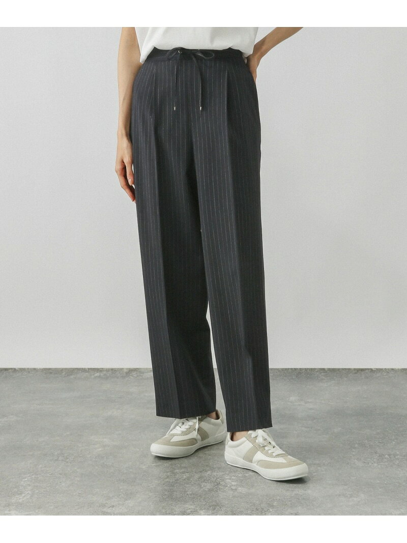 ウツクシイージーストレート柄パンツ/575289 GLOBAL WORK グローバルワーク パンツ その他のパンツ ネイビー グレー[Rakuten Fashion] globalwork-10021736 GLOBAL WORK/グローバルワーク サンプル画像2