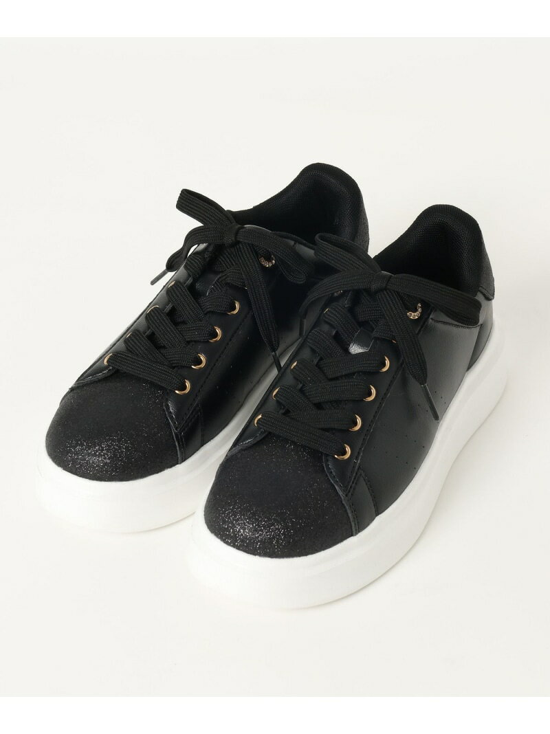 【SALE／44%OFF】レースアップコートスニーカー/636186 GLOBAL WORK グローバルワーク シューズ・靴 スニーカー ゴールド シルバー ブラック【RBA_E】[Rakuten Fashion] globalwork-10022901 GLOBAL WORK/グローバルワーク サンプル画像2