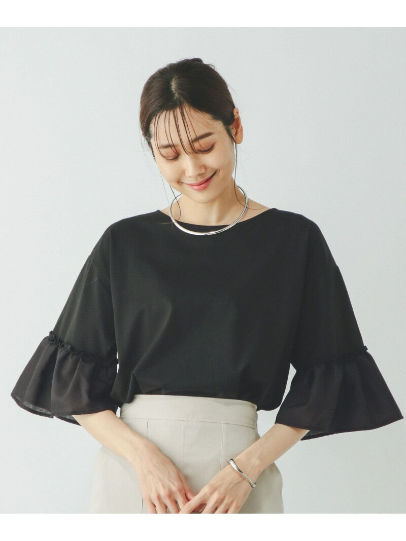 樂天商城 - 【SALE／40%OFF】リッチクリーン袖フレア5分袖/289402 GLOBAL WORK グローバルワーク トップス カットソー・Tシャツ グレー ブラック ネイビー【RBA_E】[Rakuten Fashion]