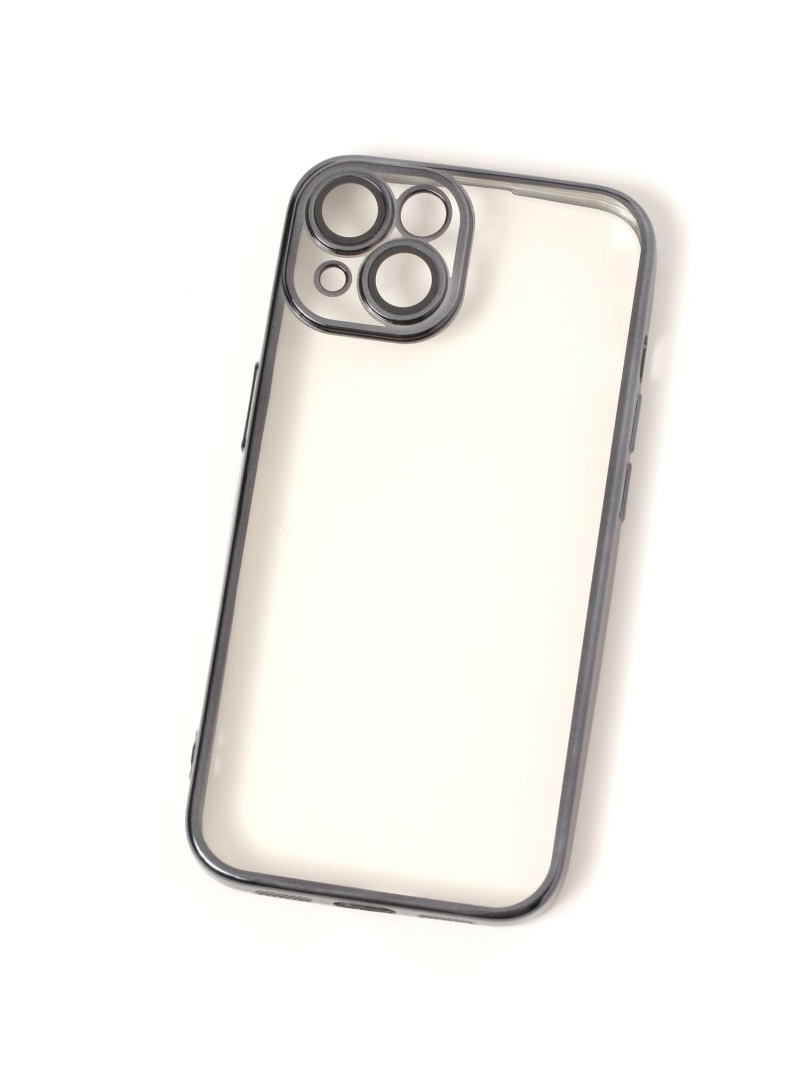 【SALE／30%OFF】フレームスマホケースiPhone13/14/15/16/147063 GLOBAL WORK グローバルワーク スマホグッズ・オーディオ機器 スマホ・タブレット・PCケース/カバー ゴールド シルバー ブラック【RBA_E】[Rakuten Fashion] globalwork-10019721 GLOBAL WORK/グローバルワーク サンプル画像2