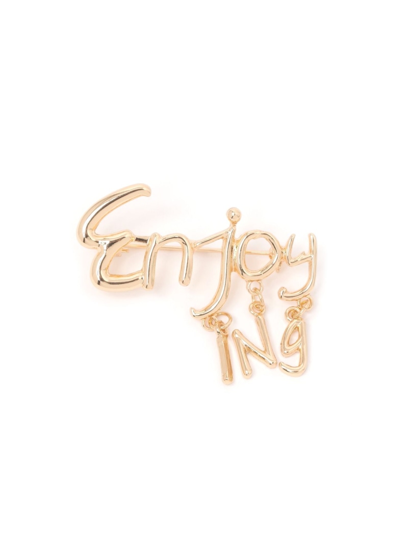 【SALE／20%OFF】ENJOYメタルブローチ/572440 GLOBAL WORK グローバルワーク アクセサリー・腕時計 ブローチ・コサージュ・バッジ シルバー ゴールド【RBA_E】[Rakuten Fashion] globalwork-10021388 GLOBAL WORK/グローバルワーク パッケージ画像