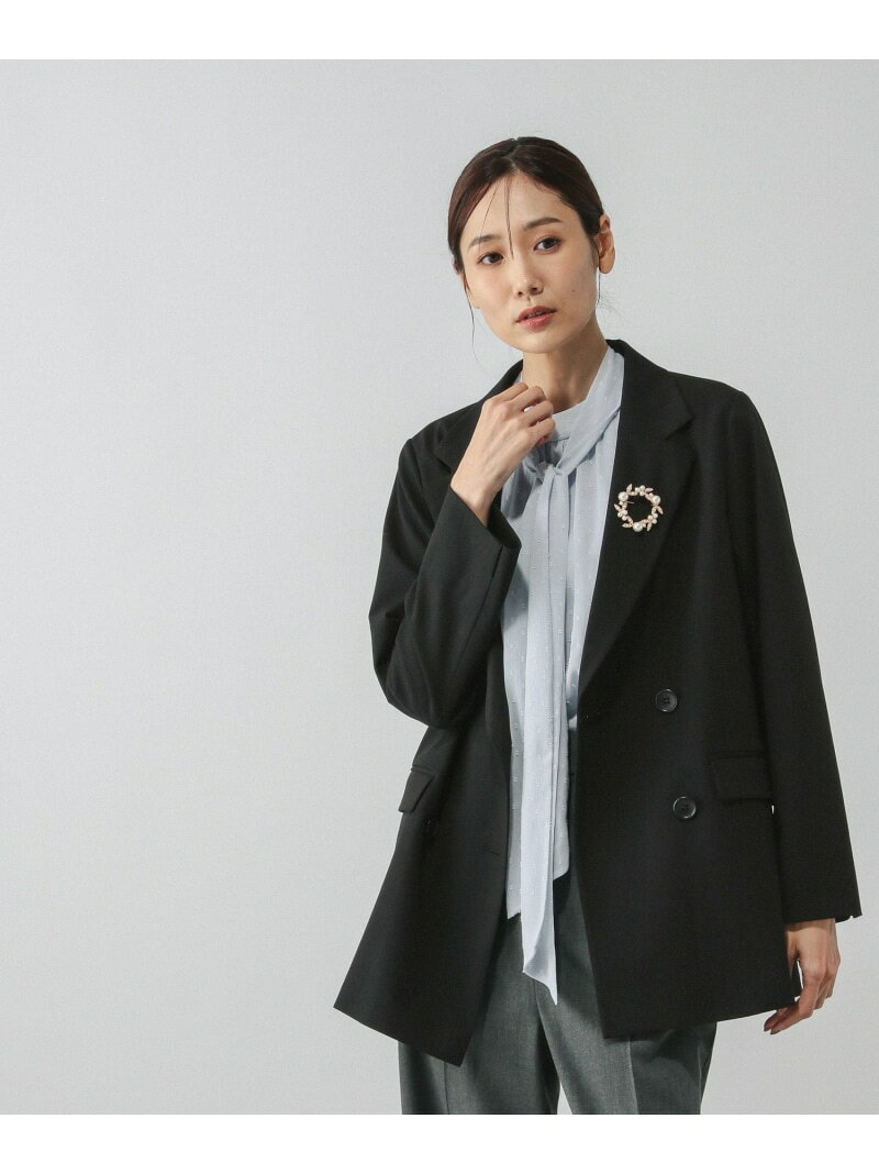 【SALE／44%OFF】ウツクシルエットダブルジャケット/581025 GLOBAL WORK グローバルワーク ジャケット・アウター テーラードジャケット・ブレザー ブラウン ブルー ブラック ベージュ ネイビー【RBA_E】【送料無料】[Rakuten Fashion] globalwork-10022289 GLOBAL WORK/グローバルワーク サンプル画像2