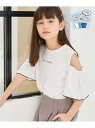 【SALE/50%OFF】ヘビロッTEE肩あき半袖/キッズ/109519 GLOBAL WORK グローバルワーク トップス カットソー・Tシャツ ブラック ホ...