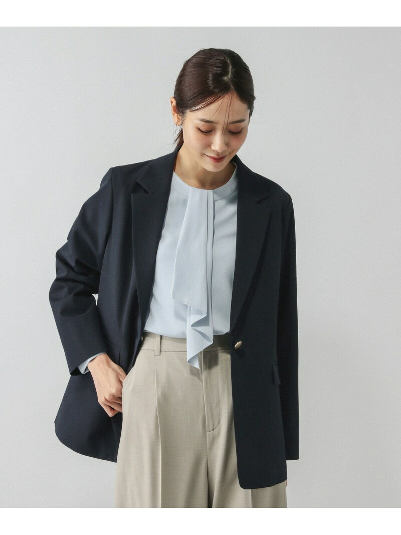 【SALE／20%OFF】ウツクシルエットテーラードジャケット/581027 GLOBAL WORK グローバルワーク ジャケット・アウター テーラードジャケット・ブレザー グレー ブラウン ネイビー【RBA_E】【送料無料】[Rakuten Fashion] globalwork-10022245 GLOBAL WORK/グローバルワーク サンプル画像3