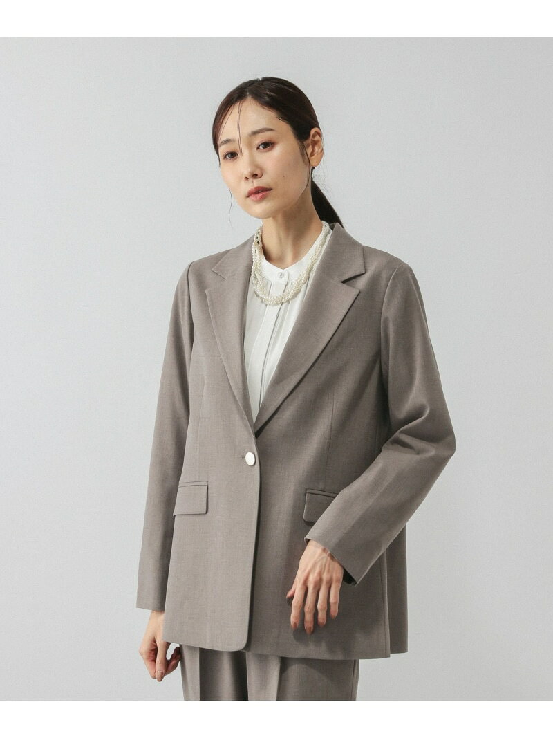 【SALE／20%OFF】ウツクシルエットテーラードジャケット/581027 GLOBAL WORK グローバルワーク ジャケット・アウター テーラードジャケット・ブレザー グレー ブラウン ネイビー【RBA_E】【送料無料】[Rakuten Fashion] globalwork-10022245 GLOBAL WORK/グローバルワーク サンプル画像2