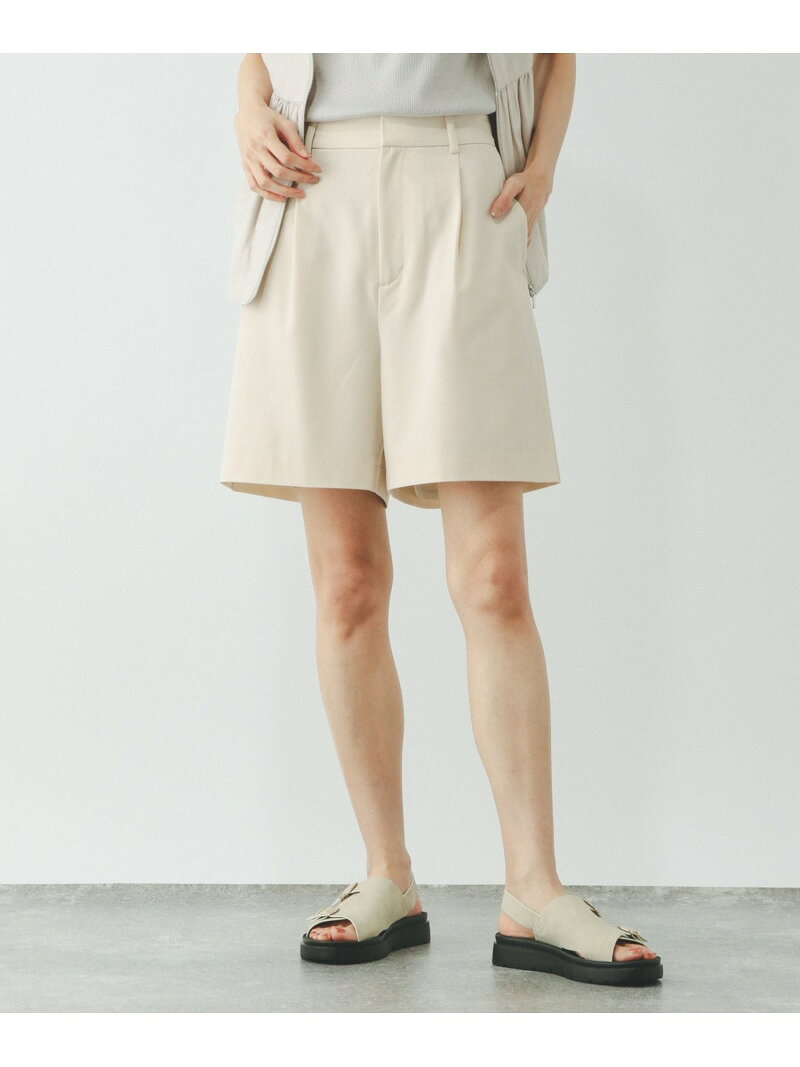 ウツクシルエットDRYショートパンツ/322202 GLOBAL WORK グローバルワーク パンツ その他のパンツ ベージュ ネイビー ブラック ホワイト【送料無料】[Rakuten Fashion] globalwork-10020913 GLOBAL WORK/グローバルワーク サンプル画像2