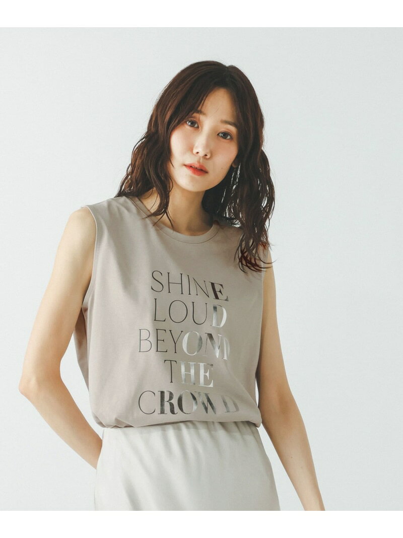 リッチクリーンプリントノースリーブ/806448 GLOBAL WORK グローバルワーク トップス ノースリーブ・タンクトップ ブラック[Rakuten Fashion] globalwork-10023662 GLOBAL WORK/グローバルワーク サンプル画像3