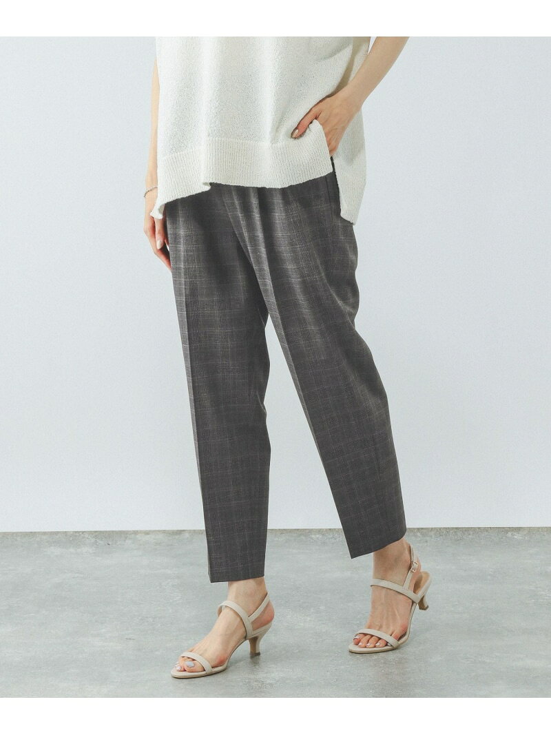 【SALE／40%OFF】貴島明日香さん着用/ウツクシルエットテーパードパンツ/494098 GLOBAL WORK グローバルワーク パンツ その他のパンツ ネイビー ブラウン グレー ブラック【RBA_E】[Rakuten Fashion] globalwork-10021696 GLOBAL WORK/グローバルワーク サンプル画像2