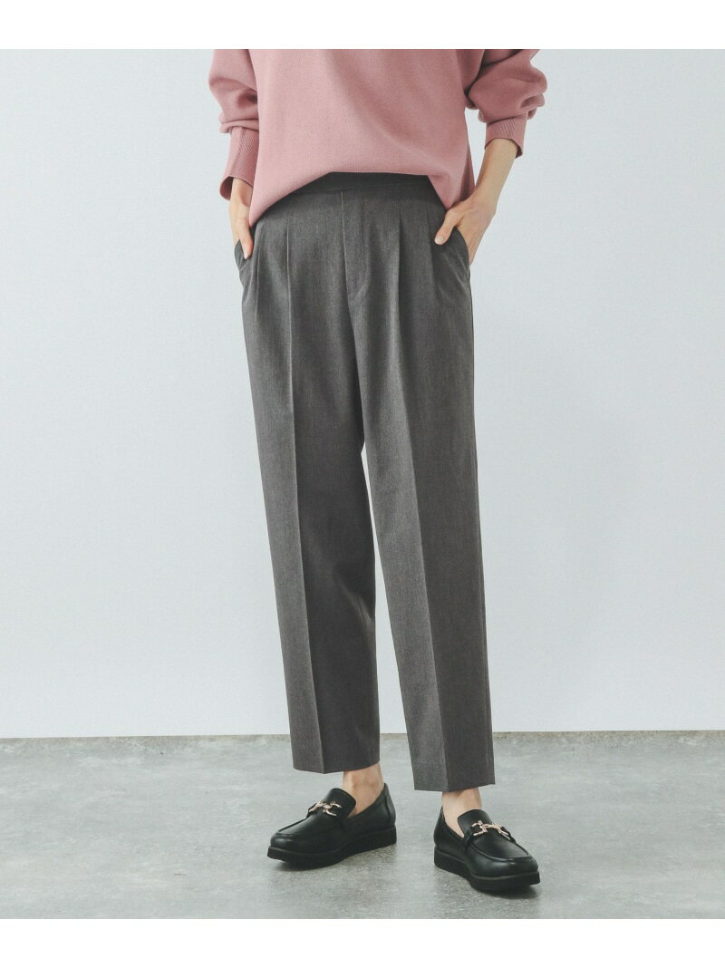 ウツクシルエットテーパードパンツ/494098 GLOBAL WORK グローバルワーク パンツ その他のパンツ ネイビー ブラウン グレー ブラック【送料無料】[Rakuten Fashion]のサムネイル