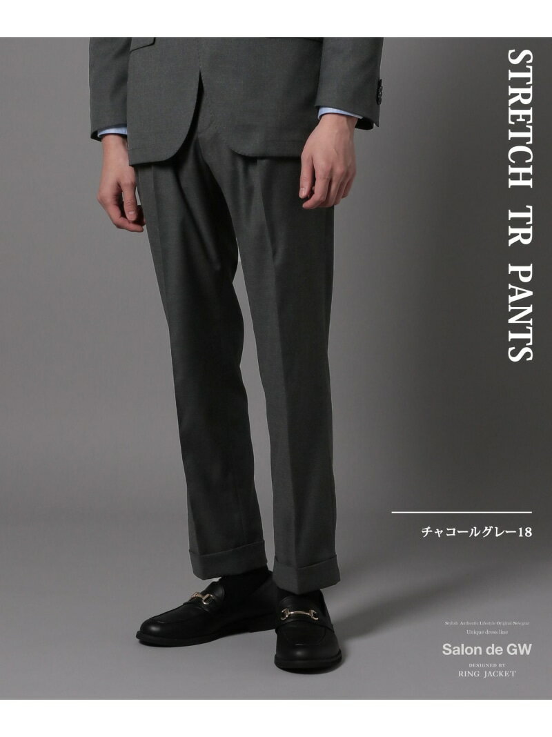 (M)SGW-P101ストレッチTR Salon de GW グローバルワーク パンツ スラックス・ドレスパンツ グレー ネイビー ブラック ブラウン【送料無料】[Rakuten Fashion]のサムネイル