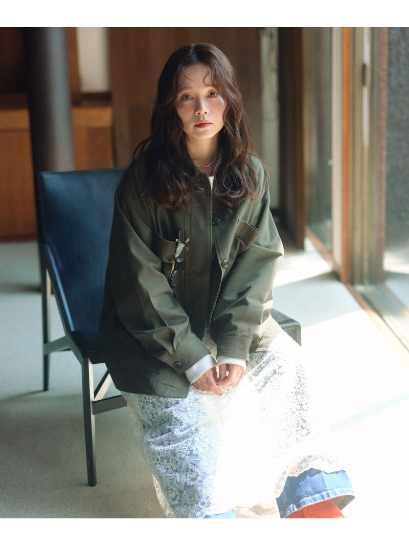 高山直子さんコラボ/レイヤードレーススカート/EiiS/577659 GLOBAL WORK グローバルワーク スカート ロング・マキシスカート ブラック ベージュ【送料無料】[Rakuten Fashion] globalwork-10023901 GLOBAL WORK/グローバルワーク サンプル画像3